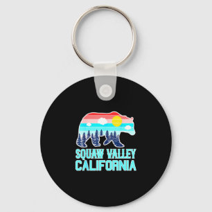 Porte-clés Ours grizzly olympic valley californie vintage