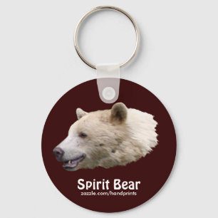 Porte-clés Ours Kermode dit "Spirit Bear"