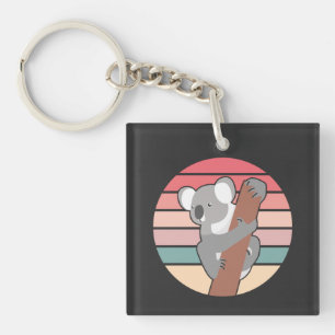 Porte-clés Ours Koala Rétro