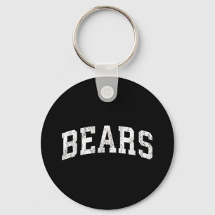 Porte-clés Ours Mascotte Vintage Athlétisme Nom du sport Desi