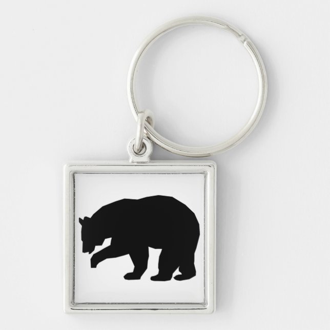 PORTE-CLÉS OURS NOIR (Devant)