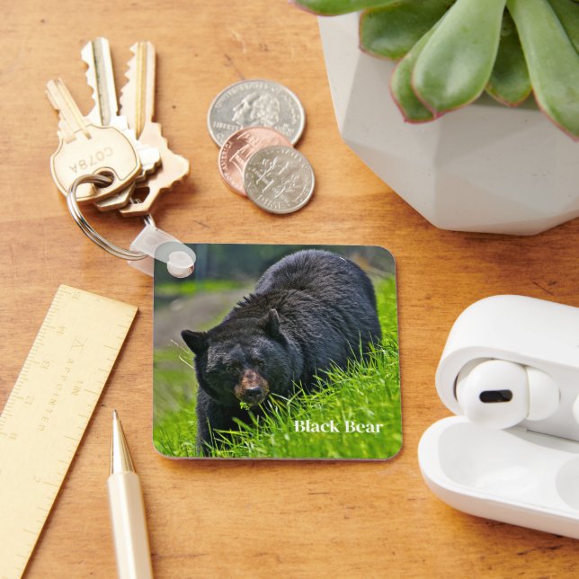 Porte-clés Ours noir porte - clé (Bureau)