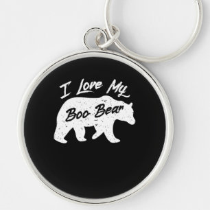 Porte-clés Ours polaire  I Love Mom My Boo Bear