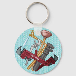 Porte-clés outils de plombier