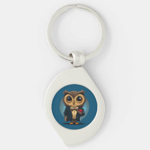 Porte-clés Owl Groom in Love : Perfect Valentine's Day Gift