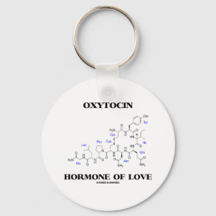 Porte-clés Oxytocine Hormone De L'Amour (Chimie)