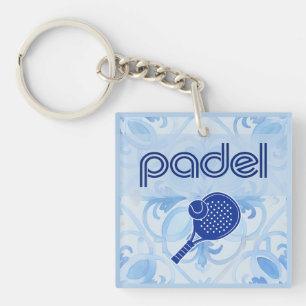 Porte-clés Padel – Vibrations de carreaux espagnol