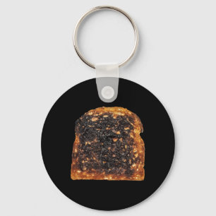 Porte-clés Pain Toast Brûlé Correspondant Costume d'Halloween