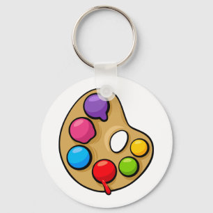 Porte-clés Painters Art Palette Artist Paint Keychain