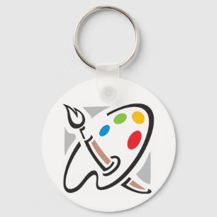 Porte-clés Painters Palette Keychain