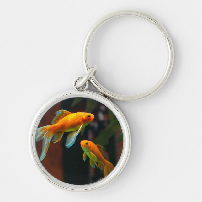 Porte-clés Paire de Lucky Goldfish (Devant)
