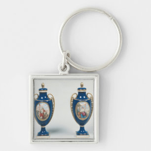 Porte-clés Paires de vases à Sevres décorés d'allégorique