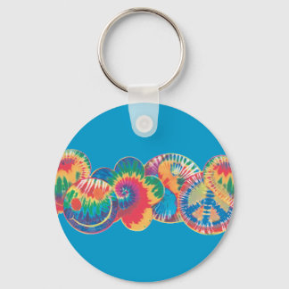 Porte-clés Paix arc-en-ciel