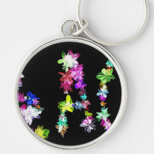 Porte-clés "PAIX" dans l'art des fleurs Imprimer