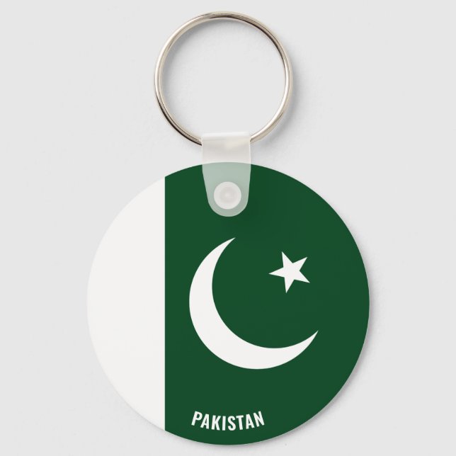 Porte-clés Pakistan Drapeau charmant patriotique (Recto)