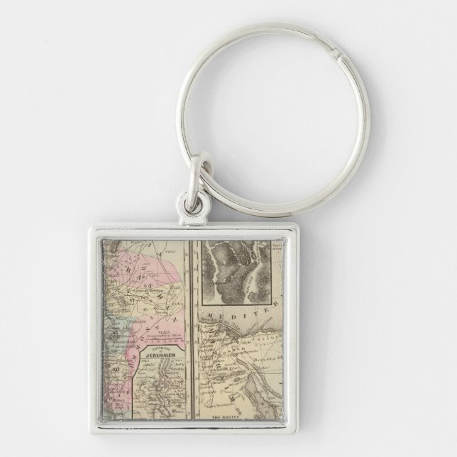 Porte-clés Palestine, Israël (Devant)