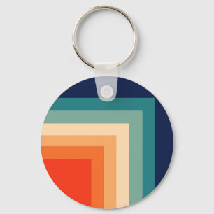 Porte-clés Palette de couleurs rétro des années 70