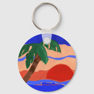 Porte-clés Palm Sunset