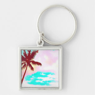 Porte-clés Palm Trees vie tropicale de l'île