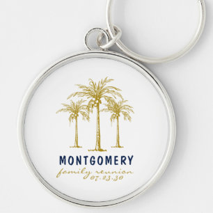 Porte-clés Palmiers d'or Tropical Retrouvailles familiales pe