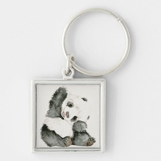 Porte-clés Panda bébé | Cute & Furry (Devant)