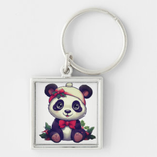Porte-clés Panda de bande dessinée adorable pour les saisons 