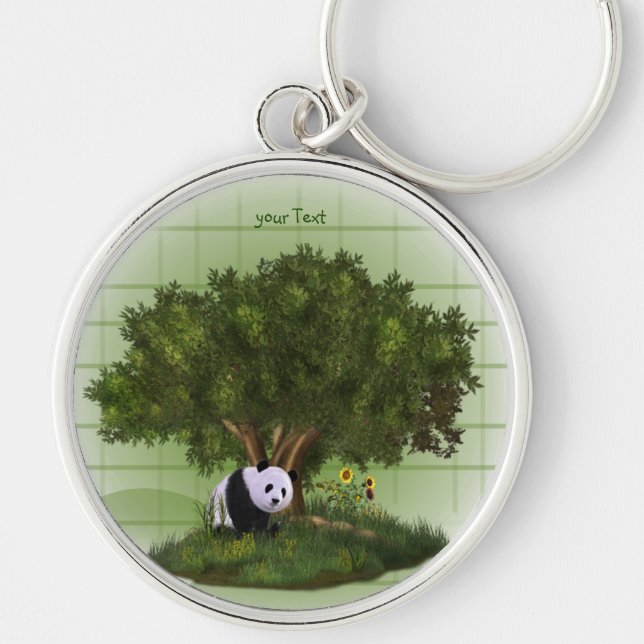 Porte-clés Panda mignon (Devant)
