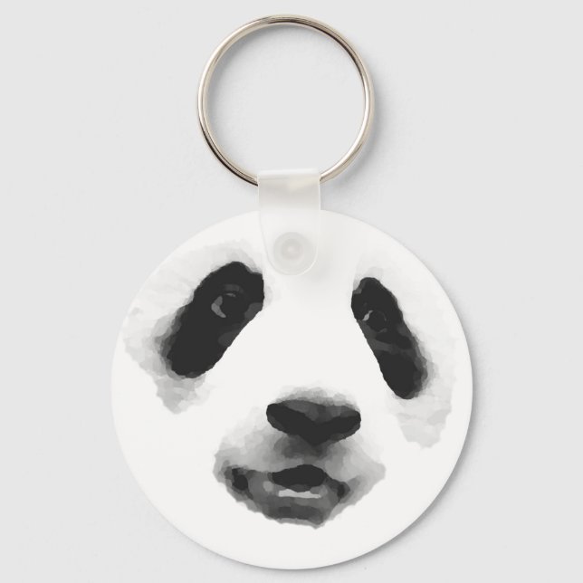 Porte-clés Panda Pop Art (Recto)