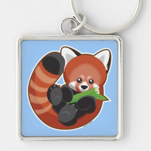 Porte-clés Panda rouge