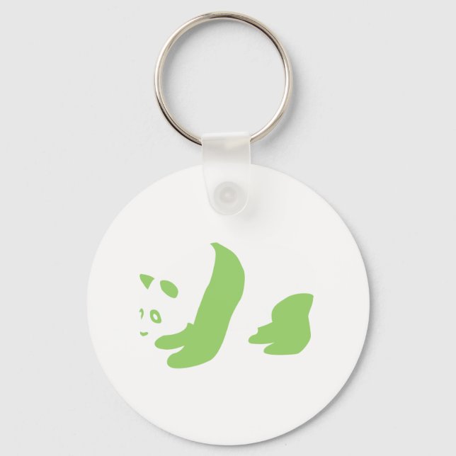Porte-clés Panda (vert) (Recto)