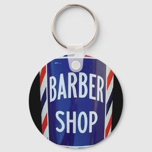 Porte-clés Panneau barbier vintage