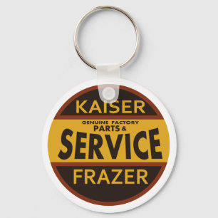 Porte-clés Panneau de service vintage Kaiser Frazer