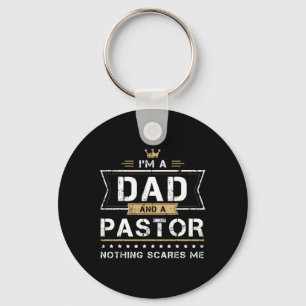 Porte-clés Papa Amp ; Pasteur Rien Ne Me Fait Peur Cadeau