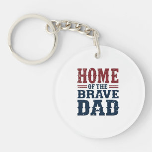 Porte-clés Papa Brave – Cadeau de poche amusant