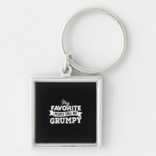 Porte-clés Papa Cadeau Mes Favoris Les Gens M'Appelent Grumpy