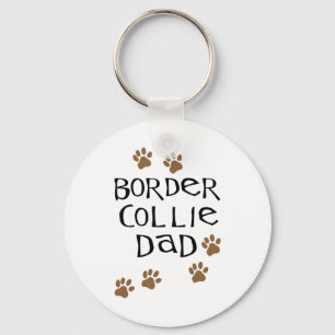 Porte-clés Papa de border collie