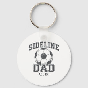 Porte-clés Papa de côté Famille Équipes de foot Papa de sport