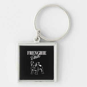 Porte-clés Papa De Mignonne Frenchie Amoureux Français De Bul