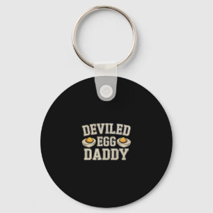 Porte-clés Papa d'œuf diabolique drôle humour de dîner de Tha