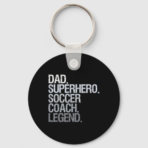 Porte-clés Papa entraîneur de football