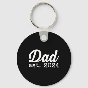 Porte-clés Papa Est 2024 Première Fête des pères 24 Promue À