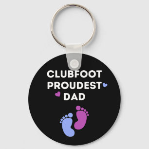 Porte-clés Papa Fier De Clubfoot