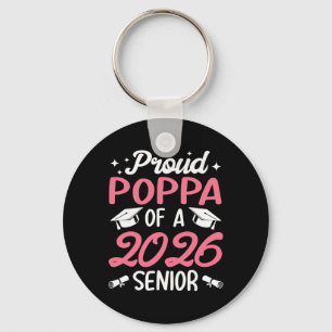 Porte-clés Papa fier d'un diplômé senior 2026