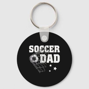 Porte-clés Papa Footballeur Drôle Papa Football Sport Adepte