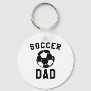 Porte-clés Papa footballeur, père entraîneur d'équipe