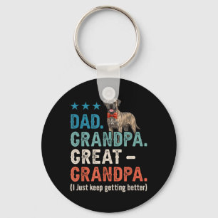 Porte-clés Papa Grand-père Arrière-grand-père Meilleure Canne