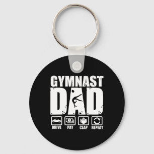 Porte-clés Papa Gymnaste Drôle Fier de Gymnastique Papa Humou