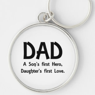 Porte-clés PAPA le premier héros d'un fils, passion de la