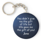 papa life m'a donné le don de toi !