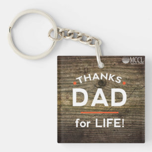 Porte-clés Papa merci pour le porte - clé de la vie